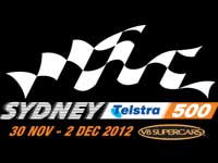 V8 Supercars Sydney Telstra 500 Results 2012